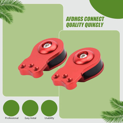 2 Pack Aluminum Servo Saver Set For 25T Plastic Output Gear With Adjustable High Torque Servo Arms 18Mm Red Dual Upgrade For Rc Cars And Trucks Customizable Spring Tension For Precision Control, red aluminum RC servo savers