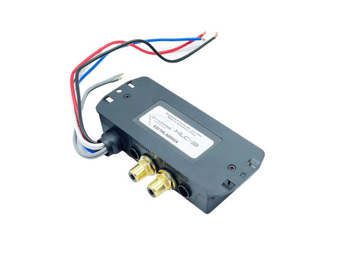 Active High Level Converter HLC 2 For Car Audio Bridge Factory Radio To Aftermarket Amps With 40V RMS Input 80mA Draw 100 Ohm Output