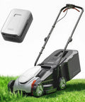 Cordless 14 Inch Lawn Mower With Brushless Motor And 5.0Ah Battery, Push Style, 5-Position Height, 8-Gallon Bag, Lightweight Grass Cutter