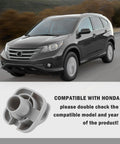 Two Pack Durable Sun Visor Clip Replacement For Cars Heavy Duty Visor Clip Hooks OEM 88217S01A01ZA 88217S04003ZA Compatible With Honda Civic Accord Odyssey Gray Easy Install shown with Honda vehicle background