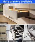 Bottom Mount Soft Close Drawer Slides Full Extension Concealed Rails 14 Inch Pair 100 LB Load Frameless Cabinet Fit No Bracket Fits One Half To Five Eighth Inch Drawer Sides Heavy Duty Kitchen And Home Upgrade installed in kitchen, storage, and washbasin cabinets