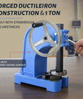 1 Ton Arbor Press With Ratchet Leverage And Handwheel 5.5 Inch Max Height Desktop Punch Press with anti-rust surface