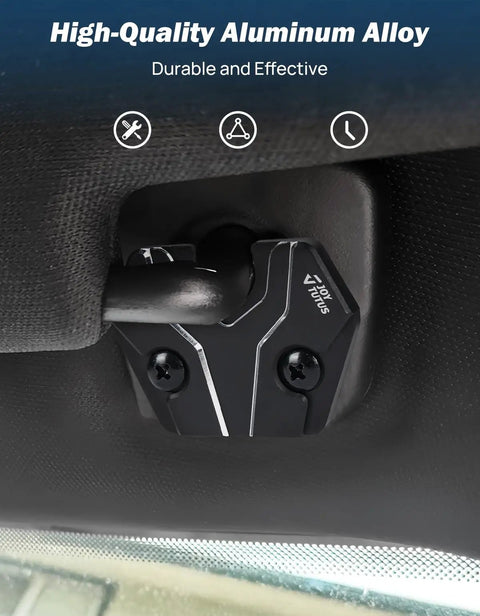 Sun Visor Repair Kit For Ram 1500 2019 2020 2021 2022 2023 2024 2025 2026 Two Pack Aluminum Sun Visor Clips shown installed