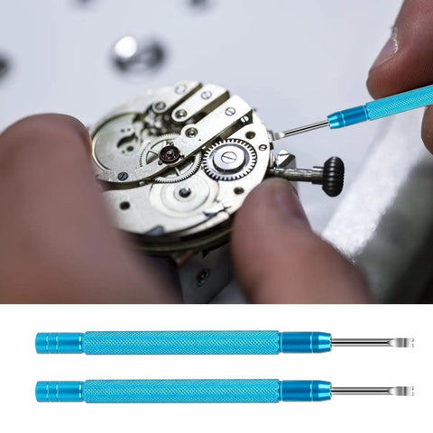 Two Pack Watch Hand Remover Tools for DIY Repair Pro Grade Watchmaker Puller Set Multifunction Watch Hand Setting Tool
