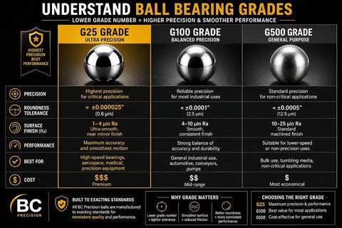 One Inch Chrome Steel Bearing Balls G25 Grade AISI 52100 High Precision Two Pack For Heavy Duty Machinery And Bearings Durable Chrome Steel Balls For Precision Fit And Smooth Motion infographic