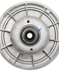 Top view of 1000 Secondary Clutch Driven Pulley Assembly for Quad Go Kart 911222 910378 showing precision machined hub.