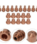20 Piece Plasma Cutter Tips And Electrodes Set For 375 Xtreme Spectrum Torches ICE-25C ICE-27C ICE-27T, consumables detailed view