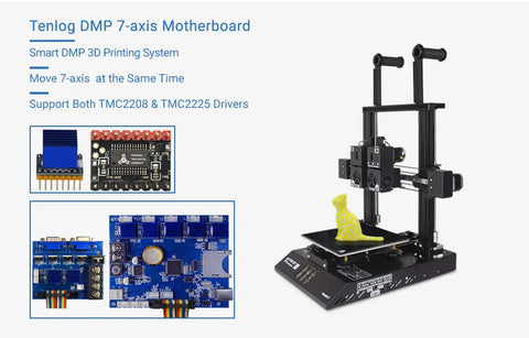 TL D3 Pro Dual Extruder 3D Printer With 300 Degree Hotend Silent Tmc2209 Drives 600W Power Supply For No Fuss Pva Tpu Abs Pla Nylon Prints In A Roomy 11 8 Inch Workspace