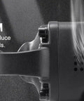 Close-up of quiet tuned exhaust system on Rugged Pro-Level 1 Inch Pneumatic Impact Wrench serving hefty 2730 ft lbs reverse torque.