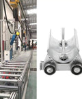 Beefy Track Roller Wheel Trolley Assembly For Electric Hoist System Four Wheel Stainless Steel Cable Pulley With 24mm Diameter
