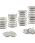 30 pack of 2 Inch Self Adhesive Furniture Sliders Heavy Duty Round Felt Furniture Movers for carpet movement.