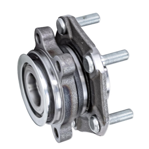 Close-up of Pair Front Wheel Bearing And Hub Assembly For Nissan Sentra 2013 To 2019 Leaf 2013 To 2017 NV200 2013 To 2021 Chevy City Express