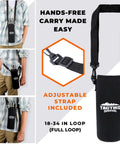 Hands-free carrying with strap for Durable Stainless Steel Water Bottle 1500 Ml BPA Free For Camping And Outdoors Campfire Ready