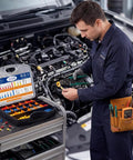 Huge 1150 Piece Wire Connectors Kit With Insulated Terminals And Crimper For Automotive Wiring Projects Featuring Red Blue Yellow Assorted Ring Spade Fork Butt Splice Quick Disconnects That Fit AWG 22 To 10 Like A Glove.