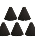 Piezo Trigger Cone For Electronic Drums And Percussion Gear 1.38x1.46 Inch Pack Of 5 high elasticity quick rebound black cones