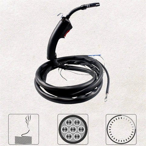 MIG Welding Torch With 2 Meter Cable For MIG Equipment 14AK Compatible Soldering Brazing Plumbing DIY And Home Projects