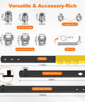 11 Piece Universal Serpentine Belt Tool Kit With Sockets 15mm 16mm 18mm And Die Wrenches 13mm 14mm 15mm overview with components