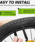 Installation of Heavy Duty 20 Inch Bike Inner Tubes Set Of 2 For 20x1.75 1.95 2.10 2.125 Tires With 32mm Schrader Valve