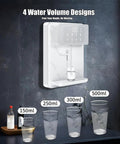 Wall Mounted Hot Water Dispenser With Child Lock And Five Precise Temperature Controls, 30 L Per Hour Capacity, Gray Finish