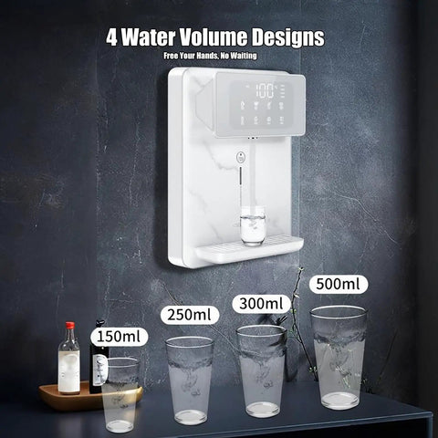 Wall Mounted Hot Water Dispenser With Child Lock And Five Precise Temperature Controls, 30 L Per Hour Capacity, Gray Finish