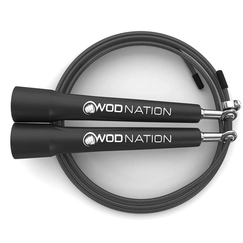 Adjustable Speed Jump Rope For Men And Women Black Alloy Steel Rope Fast Turnover For Boxing And MMA Training Home Gym Cardio Gear