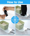How to use 2 Pack 8 By 48 Inch Appliance Sliders Foldable Plastic Glides with Pull Strap for refrigerators and furniture