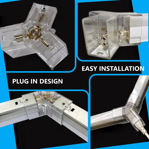 Hexagonal Led Garage Light Kit With 66 Lamps And Accessories Beast Bright Shop Light connectors and installation features