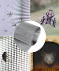 Rugged 304 Stainless Steel Wire Mesh Screen 15.7 Inch By 47.2 Inch With 1mm Holes and 20 Mesh Rust Proof and Heat Resistant Vent