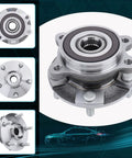 Front Wheel Hub Assembly With ABS for Toyota Prius V 2012-2017, Scion TC 2011-2016, Scion XB, Lexus HS250h, RAV4 5 Lug Replacement Bearing