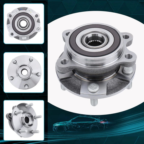 Front Wheel Hub Assembly With ABS for Toyota Prius V 2012-2017, Scion TC 2011-2016, Scion XB, Lexus HS250h, RAV4 5 Lug Replacement Bearing