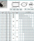 Ten Pack Of SF1 Self Lubricating Bushings 20Mm X 15Mm Oilless Sleeves, included specs and size chart for heavy machinery use.