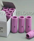 Tig Alumina Nozzle Ceramic Cup 10N46 8 Gauge D12.5 x 47mm Orifice 12.5 mm Fits QQ300 DB PTA SR WP 17 18 26 Pack of 10 Red