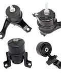 Set Of Four Beefy Engine And Transmission Mounts For 2007 Through 2011 Toyota Camry 2.4L OE Style Replacement Brackets, various angles