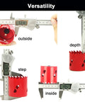 Digital Caliper Measuring Tool 6 Inch Stainless Steel IP54 Waterproof Electronic Caliper for inside, outside, depth, step