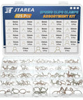 Grab And Go All In One 15 Size Spring Hose Clamps Assortment Kit 5mm Through 20mm Heavy Duty 72A Spring Steel Clips in box
