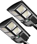 Ultra Bright Outdoor Solar Street Light With Dusk To Dawn Sensor, 3 Modes Motion Detection, Remote Control, heavy duty design