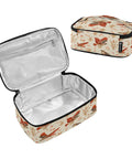 Raptor Inspired Kids Lunch Bag Insulated Tote With Red Tailed Hawk Design, Durable Polyester Exterior And Aluminum Lining open view