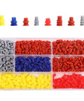 Premium Weather Pack Connectors Kit With 800 Waterproof Pin Seals And Dustproof Cavity Plugs For Heavy Duty Automotive Wiring Applications, assorted silicone seals in organizer