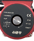 Close-up of Heavy Duty Circulator Pump 115V Replacement Up1529Su 59896775 showing details and specifications.