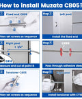Installation guide for 20 Pack One Eighth Inch Swageless Invisible Cable Railing Kit No Crimp Needed Easy Install With Swageless Fittings Tensioners Hidden For 2x2 Metal Posts Stainless Steel 316 Deck Cable Railing System CB04.