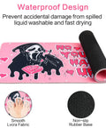 Pink Large Gaming Mouse Pad 31.5 By 11.8 Inches Desk Mat With Anti Skid Rubber Base Soft Comfortable And Durable Surface
