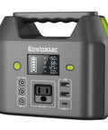 Portable Power Station 150W 155Wh With 110V AC Outlet Six Outputs External Battery Pack Lightweight Backup Power
