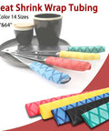 Heat Shrink Wax Rod Wrap For Fishing Handles And Gear Featuring Fast Soft Shrink Action, offers multiple colors and sizes.