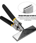 6 Inch Hand Seamer Straight Jaw Sheet Metal Bender Tool Pro Grade Chrome Vanadium Steel Form Edge Seaming Pliers HVAC Projects