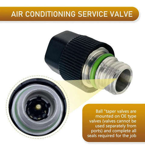16 Piece Air Conditioning Valve Core Kit With R12 R134a Sealing Covers For A C Refrigeration System Repair High And Low Pressure Valve Core Disassembly Tool Universal Car Fit Durable Black