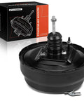 No Hassle Heavy Duty Vacuum Brake Booster For Toyota T100 And Tacoma 1994 To 2001, black steel, 9.22 IN, dual diaphragm design.