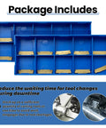 Heavy Duty 20Pcs MGMN150-G Carbide Grooving Cut-Off Inserts in blue packaging for MGEHR MGIVR CNC grooving tools