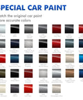 Crimson Touch Up Paint Kit For Chevy - DIY Scratch Repair And Automotive Paints color options chart.