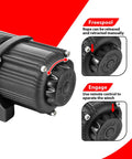 WeiSen 4500lb Electric Winch Kit With Remote For Polaris RZR XP 1000. Features manual freespool and remote control operation.