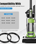 Durable E0205 Replacement Vacuum Belt For PowerSpeed Lightweight Vacuums 2 Pack Easy Install Fits NEU Series models shown.